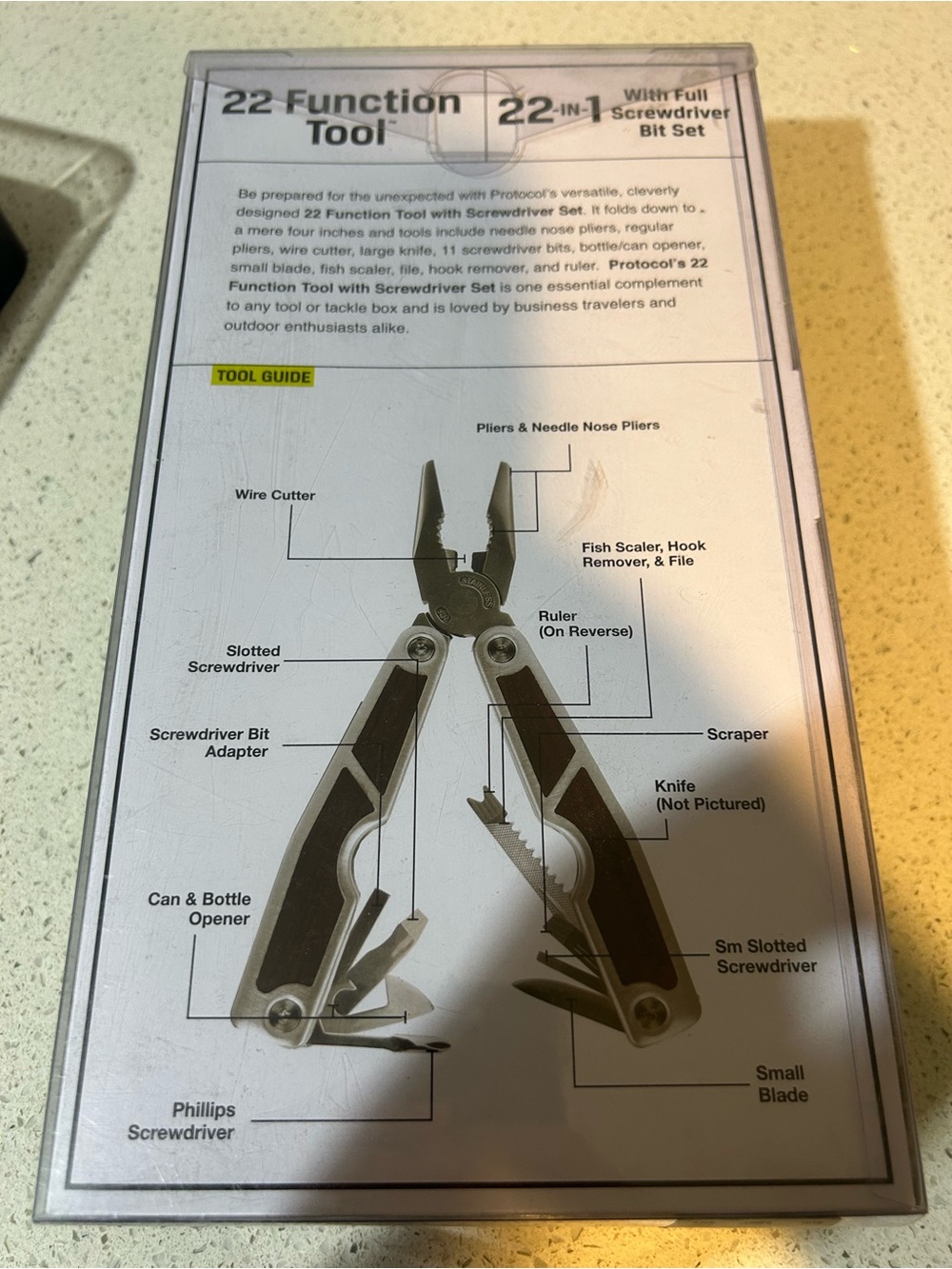 22-Function Compact Multi-Tool — Silver - Picture 4 of 4